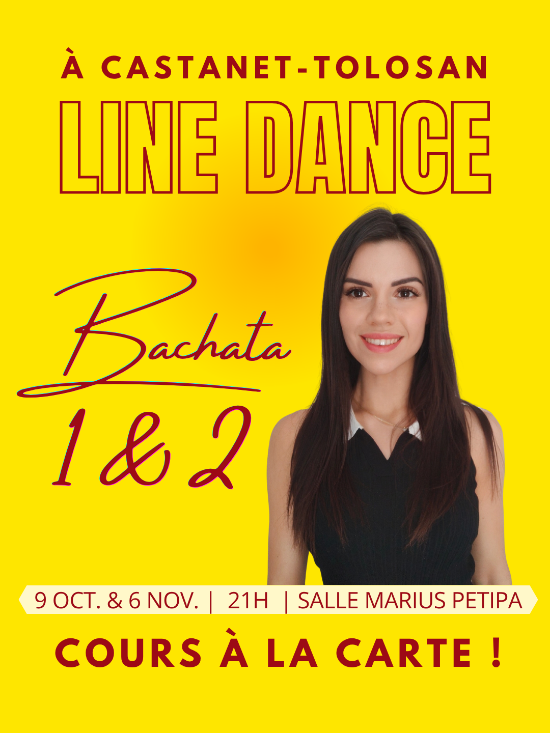 cours de danse solo line dance danse en ligne theme bachata a castanet tolosan proche de toulouse labege 